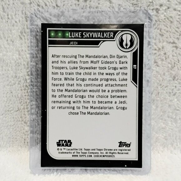 5/$20 Mint 2023.Topps Chrome Luke Skywalker Star Wars Card 87!! - Picture 2 of 2